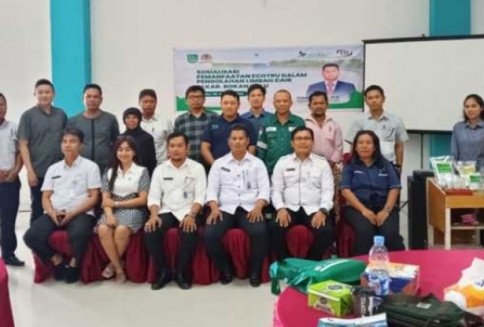 DLH Rohul Fasilitasi Pelaku Usaha Dalam Sosialisasi Pengolahan Limbah