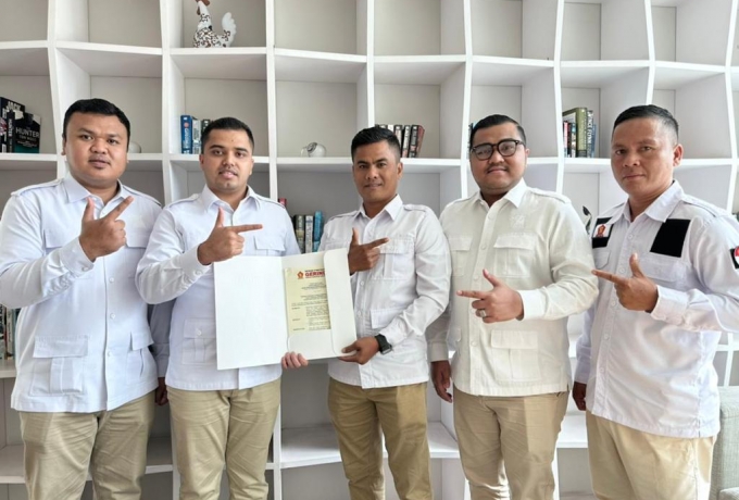 Budiman lubis Resmi Nakhodai partai gerindra Rohul