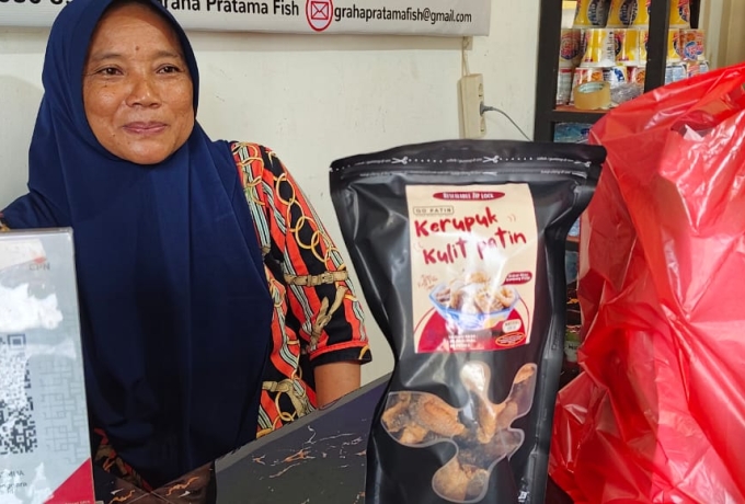 Mudah Bertransaksi, UMKM Kampung Patin Gunakan QRIS BRI