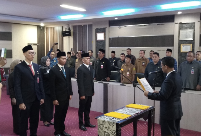 Bupati Karimun, Ing Iskandarsyah Lantik Pejabat Fungsional