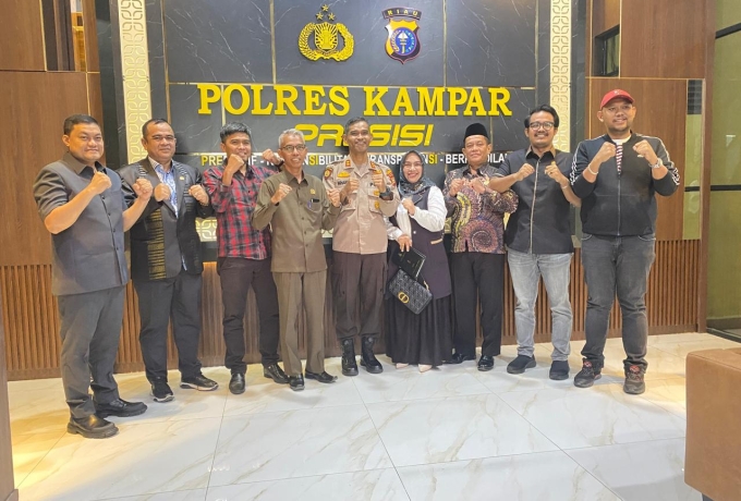 Komisi I DPRD Sambangi Kapolres Kampar