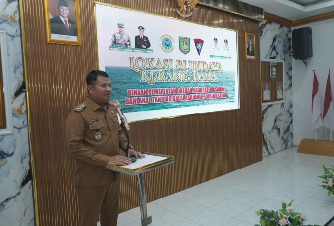 Bantu Perekonomian Nelayan Silo Baru, Wakil Bupati Asahan Tabur Benih Kerang Dara