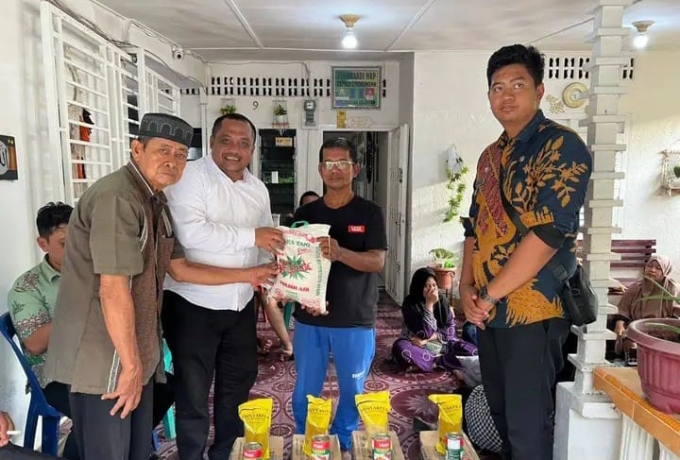 Rasa Peduli, Camat Kota Kisaran Timur Kunjungi Lokasi Kebakaran di Kelurahan Selawan