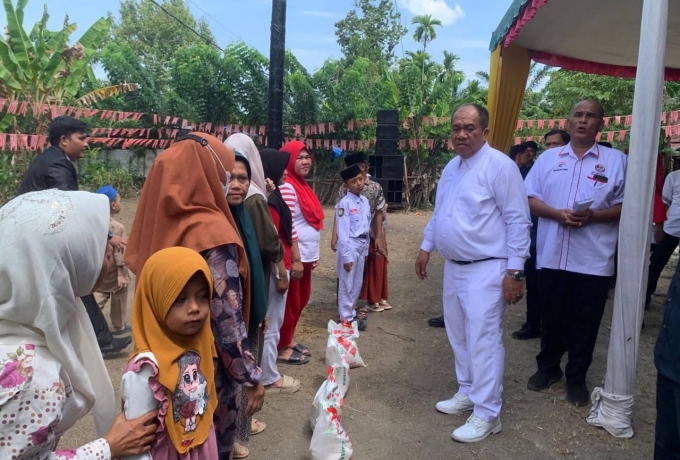 Santuni anak yatim dan berbagi dengan kaum duafa di momen HUT ke-80 RI