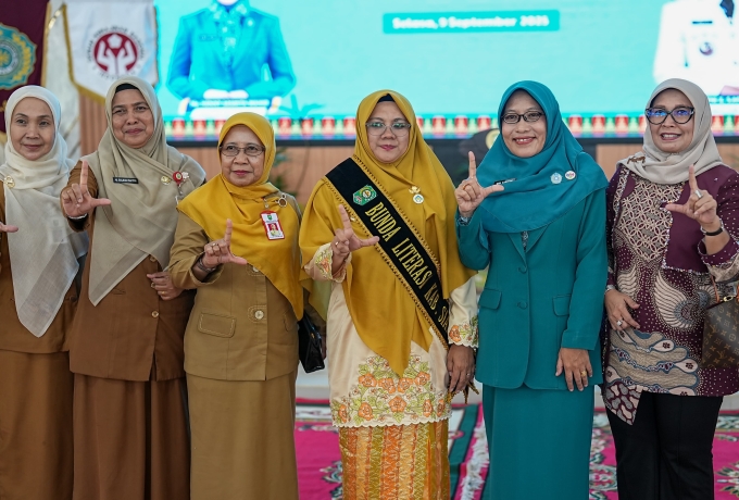Bupati Siak dikukuhkan Jadi Bunda PAUD dan Literasi Siak