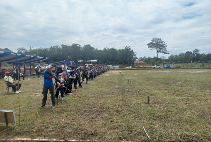 Hari Kedua, Pelaksanaan Kejurprov VII Panahan Riau Berjalan Sukses