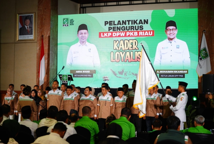 Dani Nursalam Pimpin LKP DPW PKB Riau, Abdul Wahid Berpesan Kader Harus Jadi Penjaga Ideologi dan Aspirasi Masyarakat