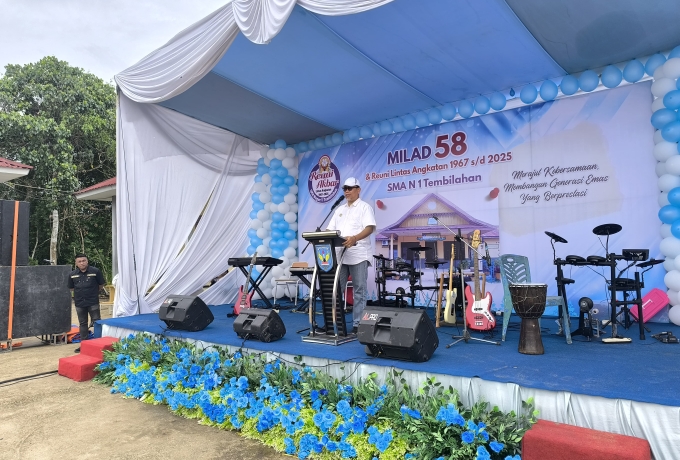 SMAN 1 Tembilahan Disebut Bupati sebagai Saksi Kemajuan Pendidikan di Inhil