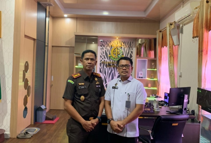 Pererat Sinergitas Kalapas Kelas II A Bagansiapiapi Nimrot Sihotang Silaturahmi  Kejari Rohil