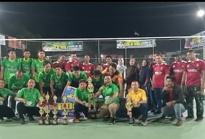 Turnamen Voli Rajawali Cup Pulau Birandang 2025 Sukses Digelar, Kades Tomas: Ini Semangat Pemuda Bangkitkan Desa