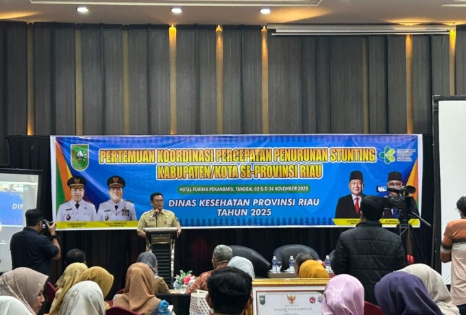 Pemprov Riau Dorong Kolaborasi Lintas Sektor Turunkan Angka Stunting