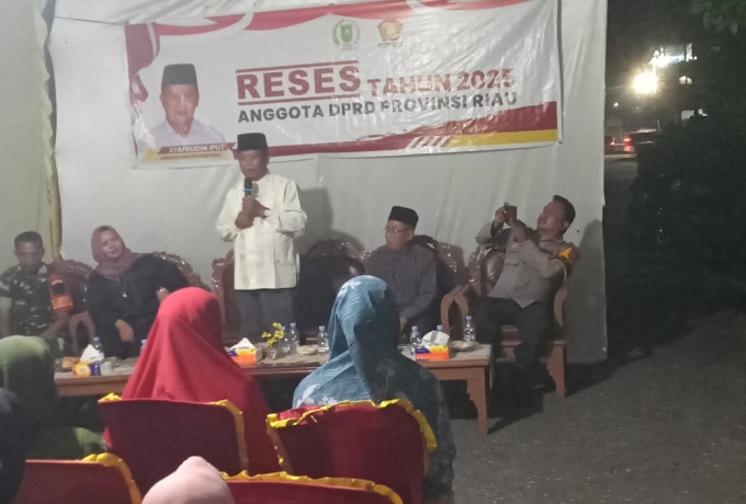Reses Meriah di Bagan Hulu, H. Syafrudin Ipud Serap Aspirasi Warga dan Isyaratkan Siap Bertarung di Pilkada Rohil 2030