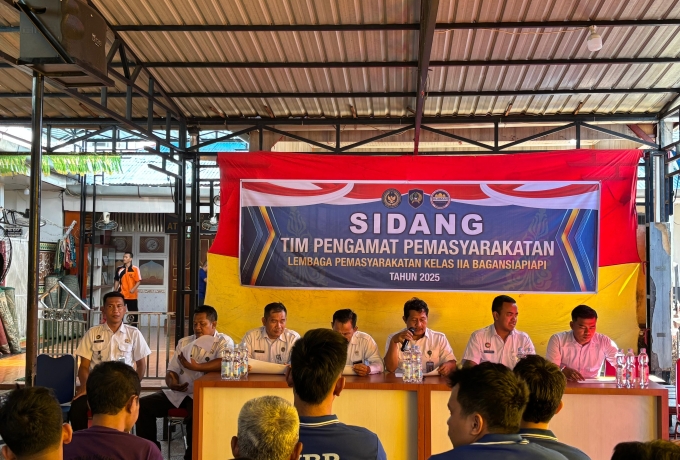 Kerja Nyata Islam Prianggono: Pembinaan Berkelanjutan di Lapas Bagansiapiapi Berikan Hak Integrasi kepada 57 WBP