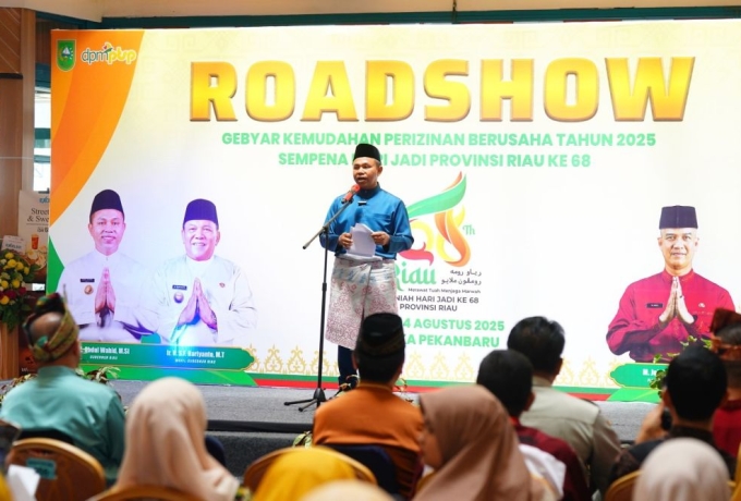 Dorong UMKM Naik Kelas, Pemprov Riau Gelar Roadshow Gebyar Perizinan Berusaha
