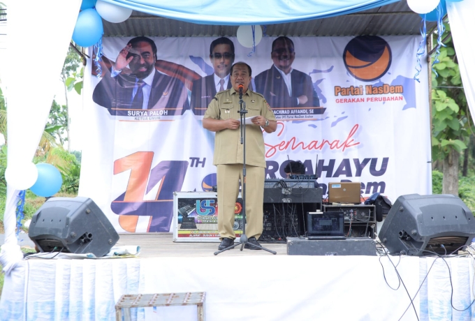 HUT ke-14 Nasdem, Momentum Kolaborasi untuk Asahan Maju