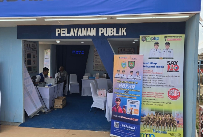 Stand Pemkab Asahan Sediakan Pelayanan Publik di PSBD ke-VI Tahun 2025
