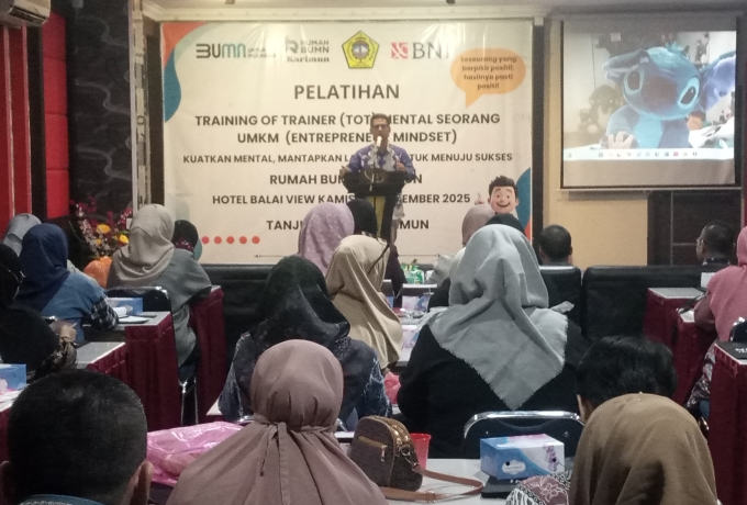 Dibuka Bupati, Pelaku UMKM Karimun Antusias Ikuti Pelatihan Training of Trainer