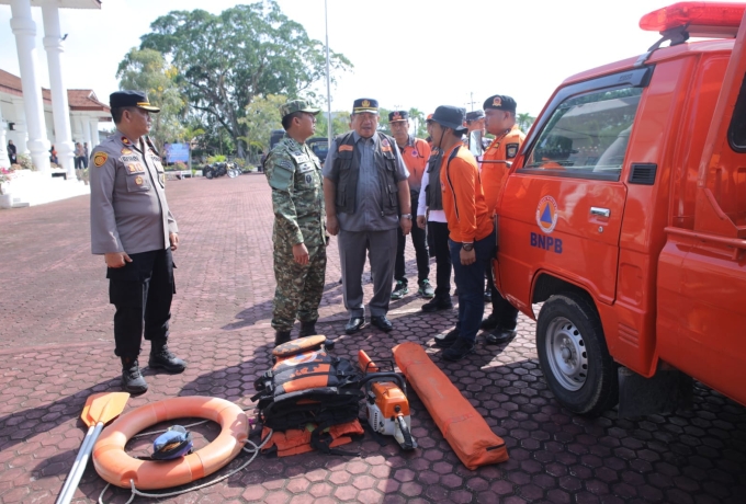 Pemkab Asahan Gelar Apel Kesiapsiagaan Hadapi Ancaman Bencana Hidrometeorologi