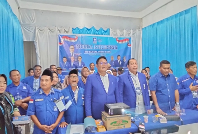 Armansyah Kembali Nahkodai DPD PAN Rohil Periode 2025- 2030, Siap Genjot Kemenangan di Pemilu 2029