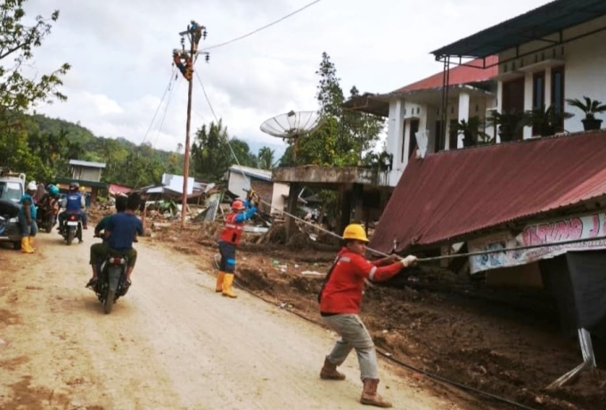Listrik Sumbar Kembali Normal 100 Persen Pascabencana