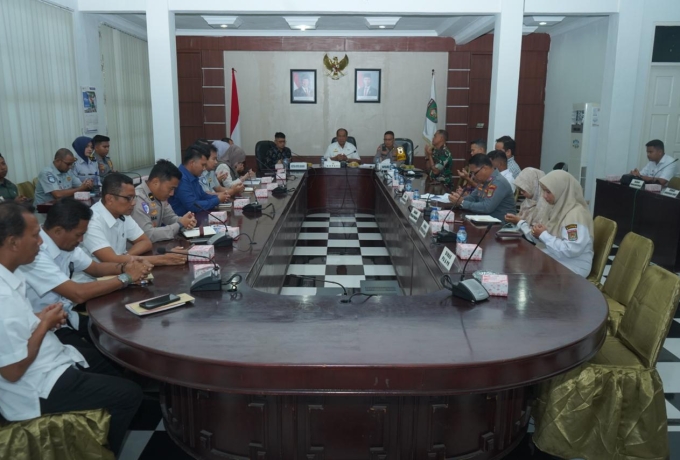 Bupati Asahan Pimpin Rapat Koordinasi Lintas Sektoral Jelang Nataru dan Operasi Lilin