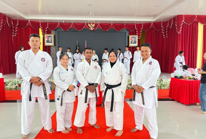 Penguji Apresiasi Pembinaan Atlet pada UKT Kyu Inkanas Kampar 2025