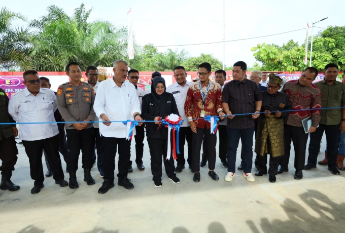 Bupati Siak Resmikan SPBU Mini di Gasib Dorong Kemandirian Koperasi