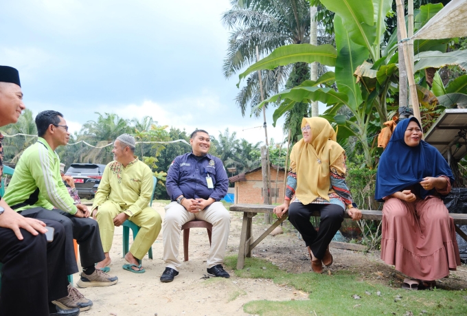 Bupati Siak Harap Dusun Rimba Cempedak, Kerinci Kanan di Aliri Listrik