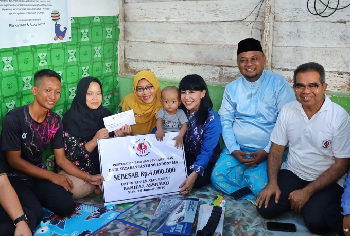 Pemkab Siak Dukung Balita Penderita Jantung Bawaan Lewat Bantuan Yayasan Jantung Indonesia