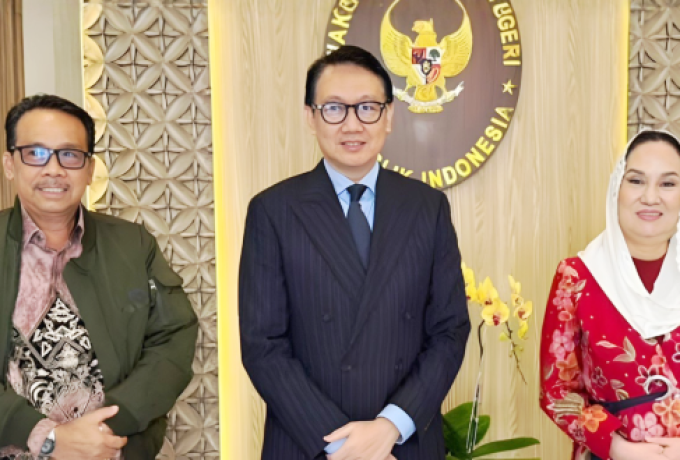 Natuna Jadi Pintu Diplomasi Global, Bupati Temui Kemenlu Bahas Kerja Sama Internasional