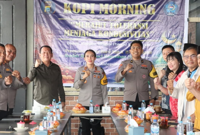 Polres Karimun Gelar Coffee Morning Lintas Agama, Mitigasi Kerawanan Imlek dan Ramadhan 2026