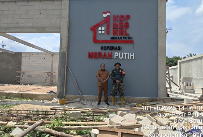 Belum Dilantik, Ahmad Jais Tetap Tancap Gas Kawal Pembangunan Koperasi Desa Merah Putih di Desa Baru