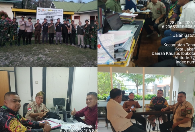 Satgas PKH Pasang Plang  Izin Dicabut PT SSL Sektor Pasir Pengaraian, Koptan SS Minta Segera Kembalikan Lahan Masyarakat