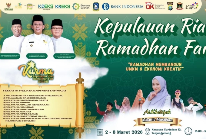 Pemprov Hadirkan Ratusan UMKM Serta Layanan Publik Terpadu di Kepri Ramadan Fair 2026