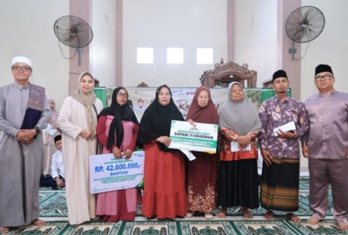 Safari Ramadhan di Bintan, Wagub Nyanyang Salurkan Zakat dan Bantuan Rumah Ibadah Sebesar Rp200 Juta