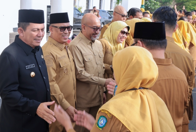 Gubernur Ansar Ahmad Pimpin Apel Perdana Pasca Idulfitri, Minta ASN Kepri Tingkatkan Kinerja