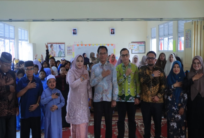 Disdikpora Kampar Dorong Penguatan Karakter, Hadiri Halal Bihalal SDN 025 Tanjung Rambutan