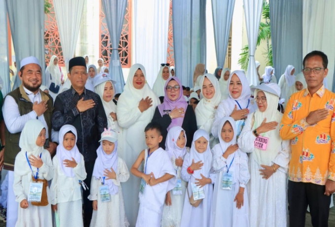 Plt Kadisdikpora Helmi Tekankan Pentingnya Pendidikan Karakter dalam Manasik Akbar RA se-Kampar