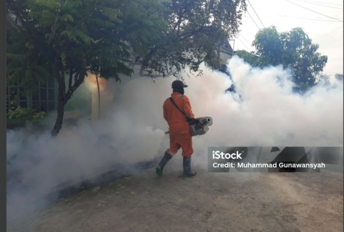 Kasus DBD Meningkat di Desa Kampa, Warga Lakukan Fogging Swadaya