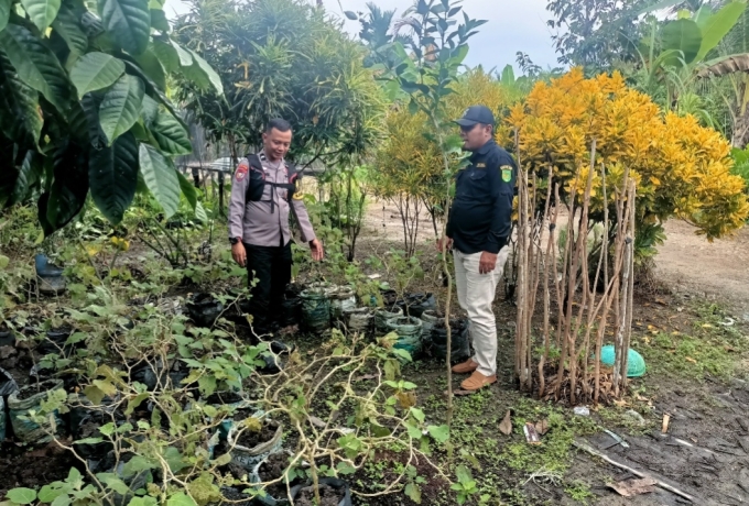 Mulai Dari Desa, Polsek GAS Perkuat Kemandirian Pangan Warga