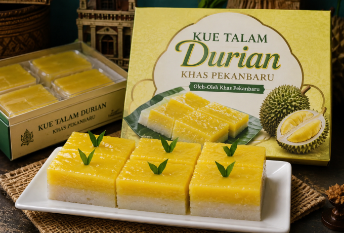 Kue Talam Durian, Warisan Rasa Melayu yang Jadi Ikon HUT Pekanbaru ke-242
