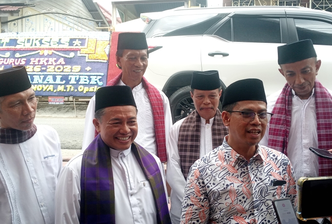 Bupati Iskandarsyah Hadiri Pelantikan HKKA, Dayat Jabat Ketua