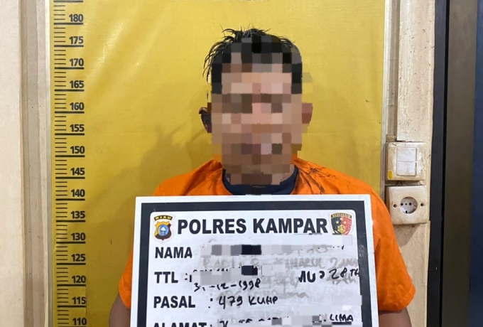 Polres Kampar Tangkap Jambret Gelang Emas