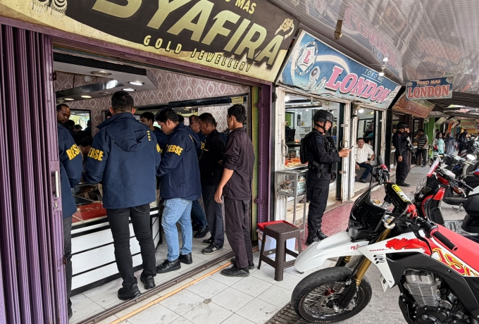 Ratusan Gram Emas Disita dari Toko Emas di Kampar, Diduga Terkait PETI