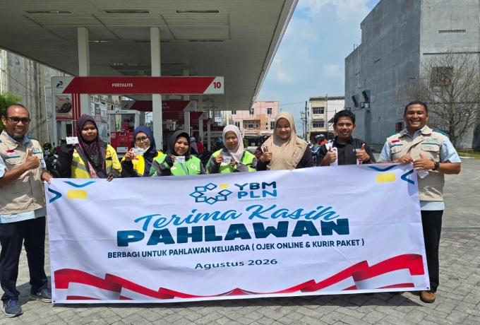YBM PLN UPT Pekanbaru Salurkan Voucher BBM untuk Pahlawan Keluarga