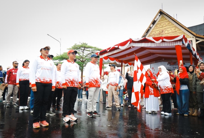 Gerak Jalan HUT ke-81 RI Meriah, 270 Regu Ikut Jadi Peserta