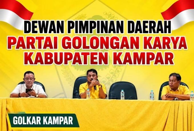 Musda XI Golkar Kampar Digelar 21-22 September, Penjaringan Calon Ketua Dimulai Besok