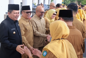 Gubernur Ansar Ahmad Pimpin Apel Perdana Pasca Idulfitri, Minta ASN Kepri Tingkatkan Kinerja