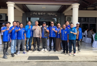 KNPI Inhil Dukung Penuh Sabuk Kamtibmas Polres, Siap Jadi Mitra Jaga Stabilitas Daerah