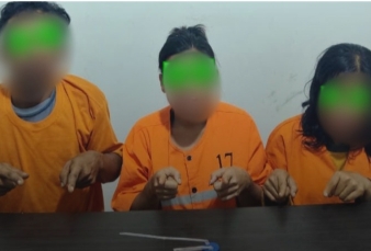 Tiga Pria Diciduk Saat Pesta Sabu di Kafe Remang-remang Kecamatan Pinggir